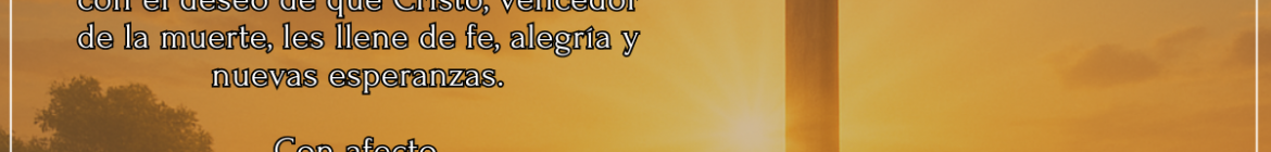 Saludo-Pascua de Resurreccion